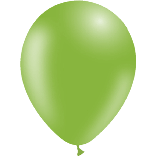 10 BALLONS LATEX 12' ( 30cm ) STANDARD APPLE GREEN (FR)