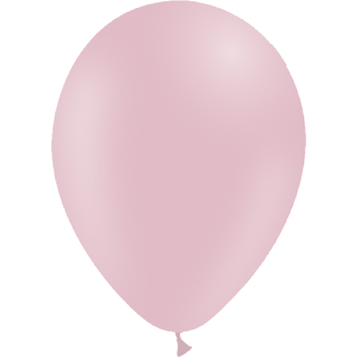 10 BALLONS LATEX 12' (30CM) PASTEL MATTE ROSE BEBE T02 (FR)