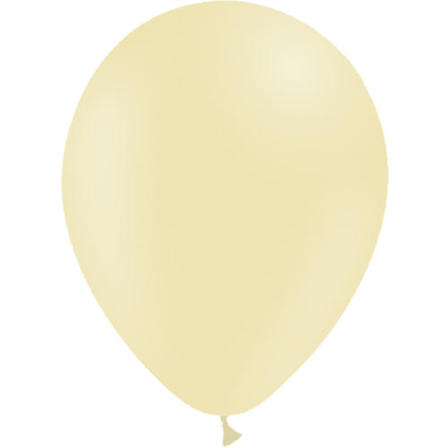 10 BALLONS LATEX 12' (30CM) PASTEL MATTE JAUNE T04 (FR)