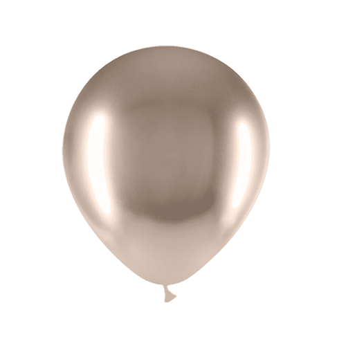 50 BALLONS LATEX 12'' (30cm) BEIGE BRILLANT (FR)