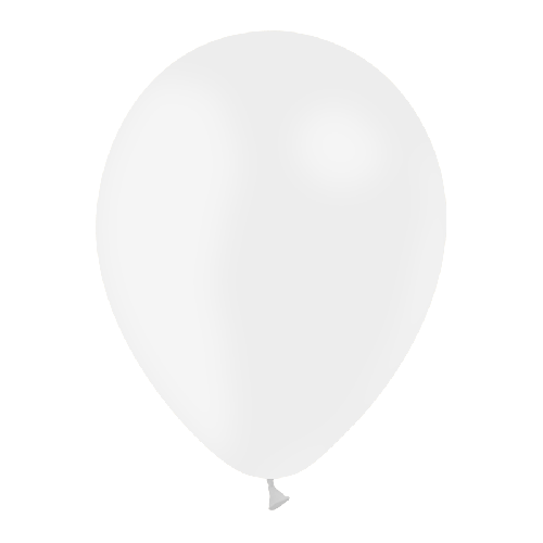 50 BALLONS LATEX 12' ( 30cm ) STANDARD BLANC (FR)