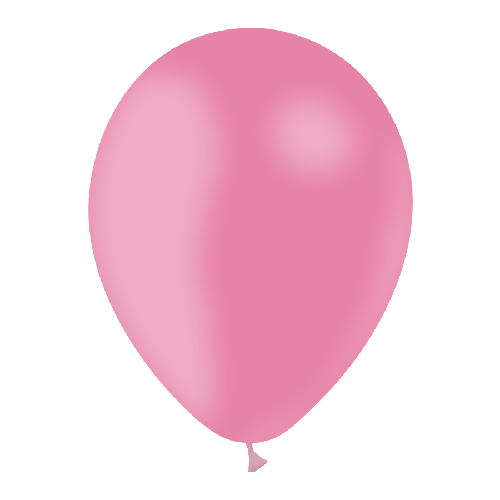 50 BALLONS LATEX 12' ( 30cm ) STANDARD ROSE (FR)