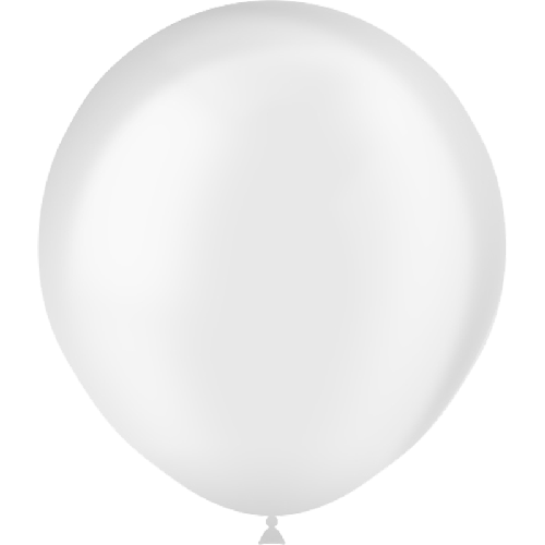 25 BALLONS LATEX 18' ( 45cm ) CRISTAL TRANSPARENT (FR)