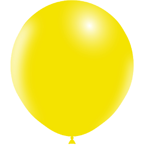 25 BALLONS LATEX 18' ( 45cm ) STANDARD JAUNE (FR)