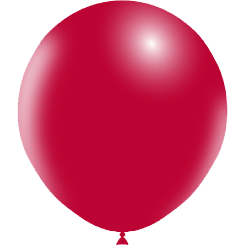 25 BALLONS LATEX 18' ( 45cm ) STANDARD ROUGE (FR)