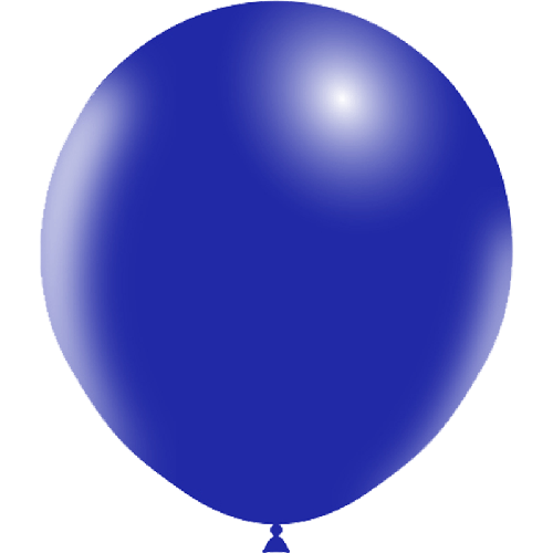 25 BALLONS LATEX 18' ( 45cm ) STANDARD BLEU MARINE (FR)