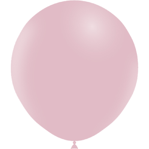 25 BALLONS LATEX 18' ( 45cm ) PASTEL MATTE ROSE BÉBÉ (FR)