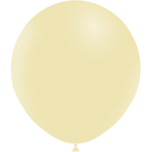 25 BALLONS LATEX 18' ( 45cm ) PASTEL MATTE JAUNE (FR)