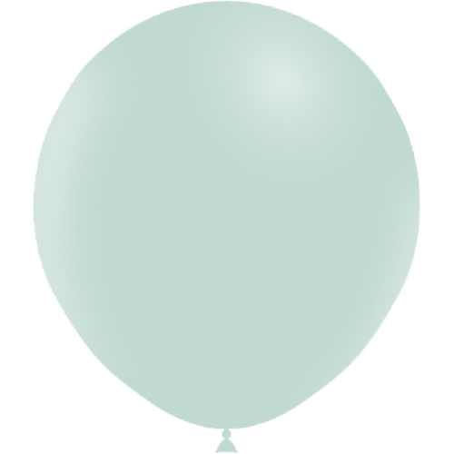 25 BALLONS LATEX 18' ( 45cm ) PASTEL MATTE MENTHE (FR)