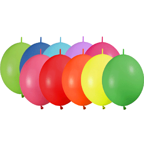 50 BALLONS DECO LINK 12' ( 30cm ) STANDARD ASSORTIE (FR)