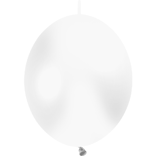 50 BALLONS DECO LINK 12' ( 30cm ) STANDARD BLANC (FR)