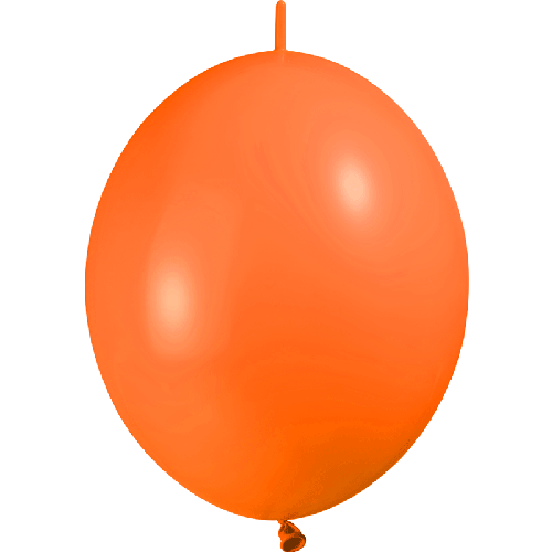 50 BALLONS DECO LINK 12' ( 30cm ) STANDARD ORANGE (FR)