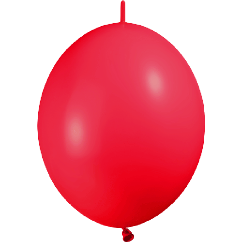 50 BALLONS DECO LINK 12' ( 30cm ) STANDARD ROUGE (FR)