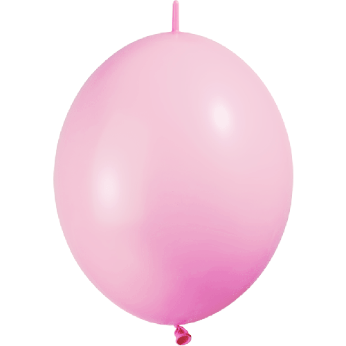 50 BALLONS DECO LINK 12' ( 30cm ) STANDARD ROSE BONBON (FR)