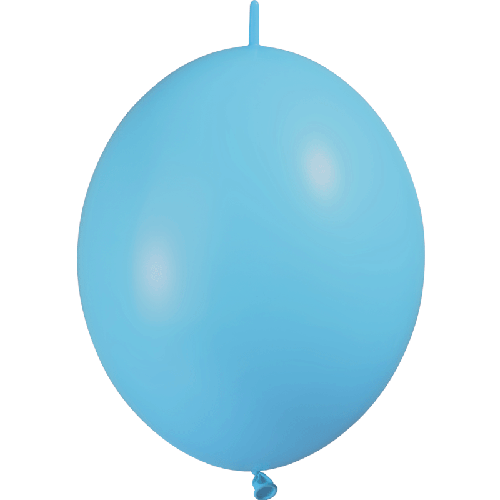 50 BALLONS DECO LINK 12' ( 30cm ) STANDARD BLEU CIEL (FR)