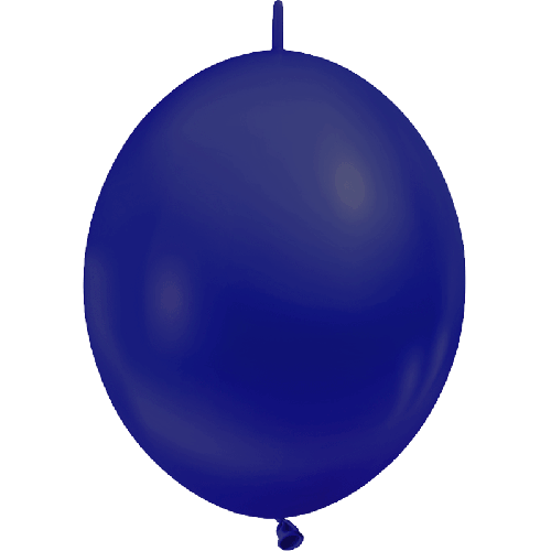 50 BALLONS DECO LINK 12' ( 30cm ) STANDARD BLEU MARINE (FR)