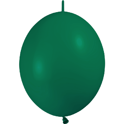 50 BALLONS DECO LINK 12' ( 30cm ) STANDARD VERT FORET (FR)