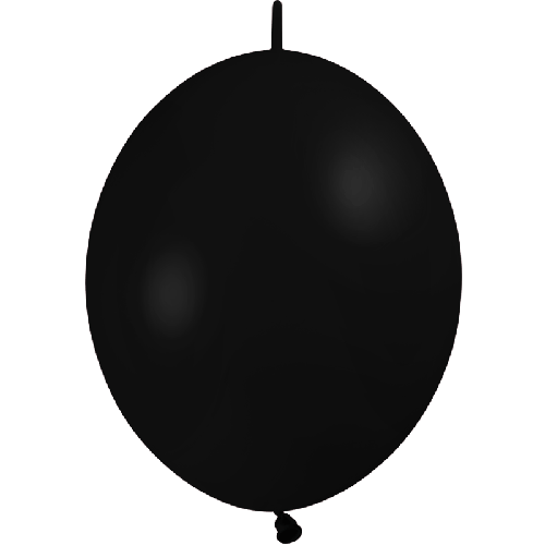 50 BALLONS DECO LINK 12' ( 30cm ) STANDARD NOIR (FR)