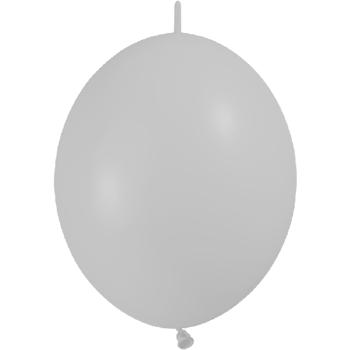 50 BALLONS DECO LINK 12' ( 30cm ) STANDARD GRIS (FR)