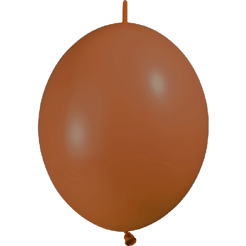 50 BALLONS DECO LINK 12' ( 30cm ) STANDARD MARRON (FR)