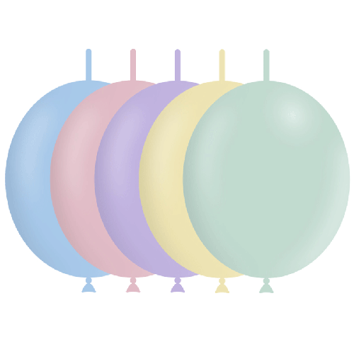 50 BALLONS DECO LINK 12' ( 30cm ) PASTEL ASSORTIE (FR)