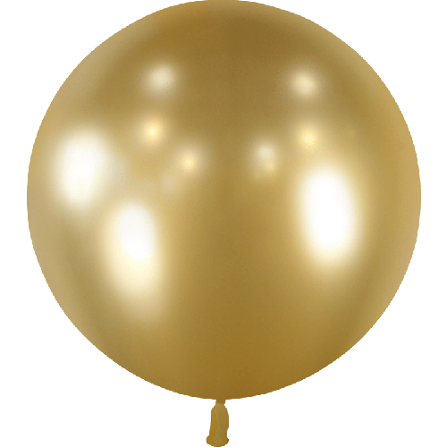 BALLON LATEX 2' ( 60cm ) OR BRILLANT (FR)