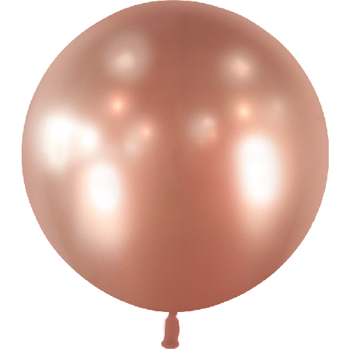 BALLON LATEX 2' ( 60cm ) ROSE GOLD BRILLANT (FR)