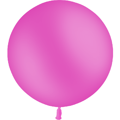 1 BALLON LATEX 2' ( 60cm ) STANDARD FUSCHIA (FR)