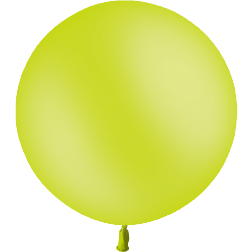 1 BALLON LATEX 2' ( 60cm ) STANDARD LIMETTE (FR)