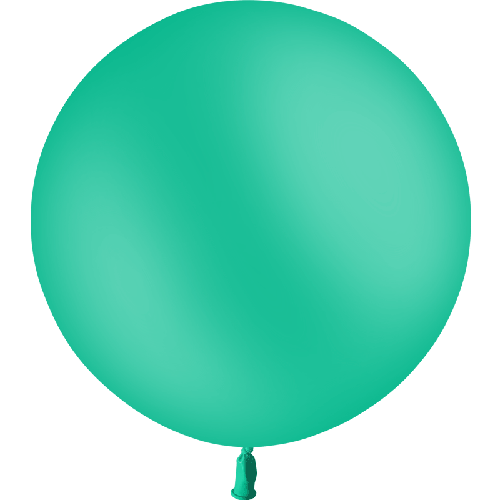 1 BALLON LATEX 2' ( 60cm ) STANDARD MENTHE (FR)