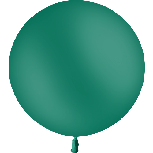 1 BALLON LATEX 2' ( 60cm ) STANDARD VERT FORET (FR)