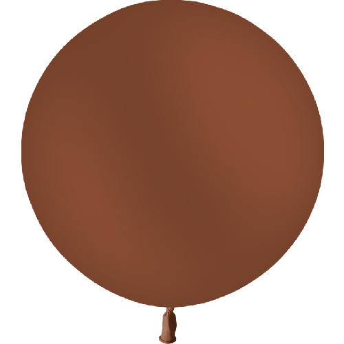 1 BALLON LATEX 2' ( 60cm ) STANDARD CHOCOLAT (FR)