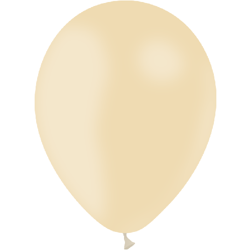 25 BALLONS LATEX IVOIRE 5' (13CM) STANDARD (FR)