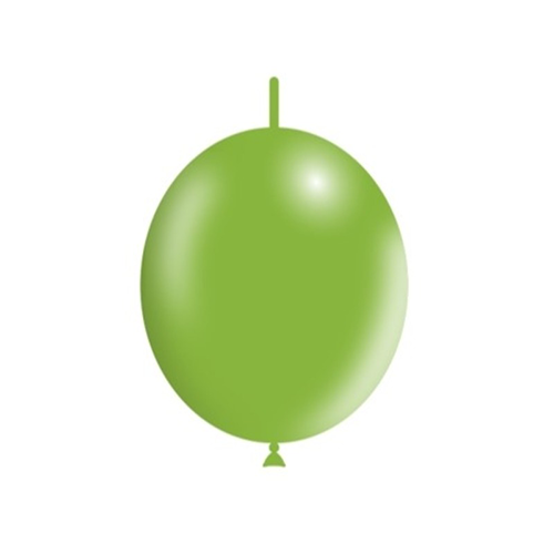 100 BALLONS DECO LINK 6' (15cm) STANDARD APPLE GREEN (FR)