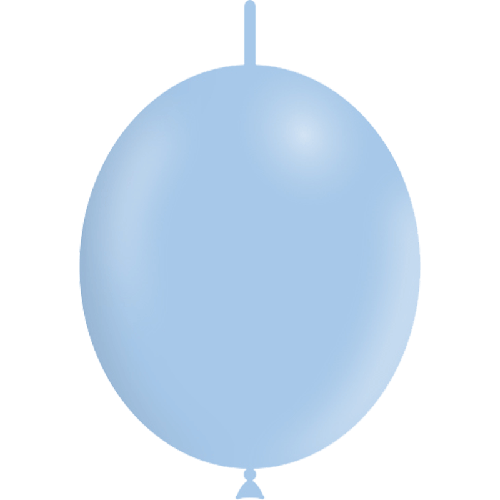 100 BALLONS DECO LINK 6' (15cm ) PASTEL MATTE BLEU (FR)