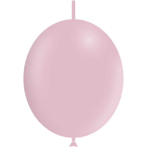 100 BALLONS DECO LINK 6' (15cm ) PASTEL MATTE ROSE (FR)