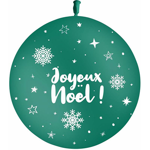 1 BAL HG3' 60CM TAT Joyeux Noel vert P349 imp blanc AIR (FR)