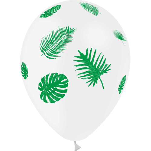 8 Ballons Hg95 Feuillage Tropical – Balloonia