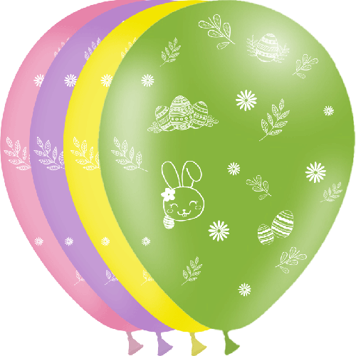 8 Ballons 12" Pâques – Balloonia