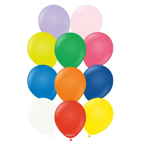 5" Standard Ballon Assorted 100 PCS