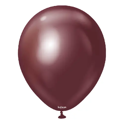 5" Mirror Burgundy Latex