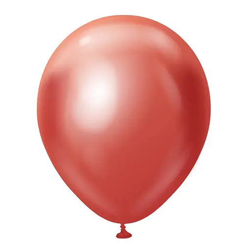 12" Mirror Balloons Red 50ct - Kalisan