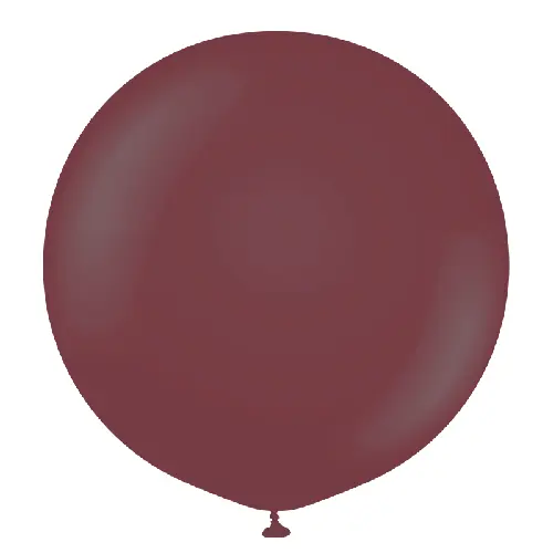 18" Standard Ballon Burgundy 1ct FDS - Kalisan