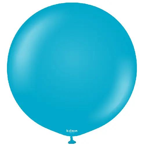 18" Retro Ballon blue glass 1ct FDS - Kalisan