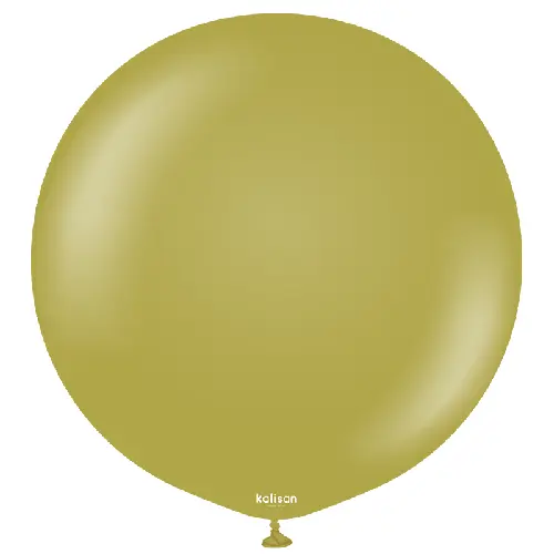 18" Retro Ballon Olive 1ct FDS - Kalisan