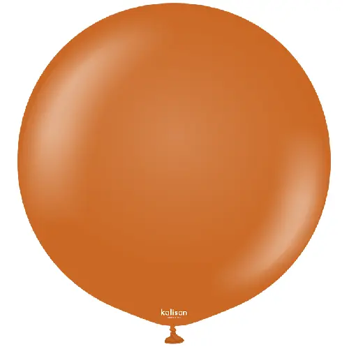 24" Retro Ballon rust orange  1ct FDS - Kalisan