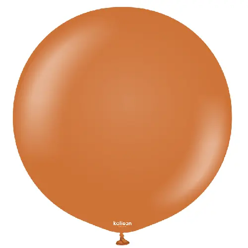 36" Standard Ballon Caramel Brown 1ct FDS - Kalisan