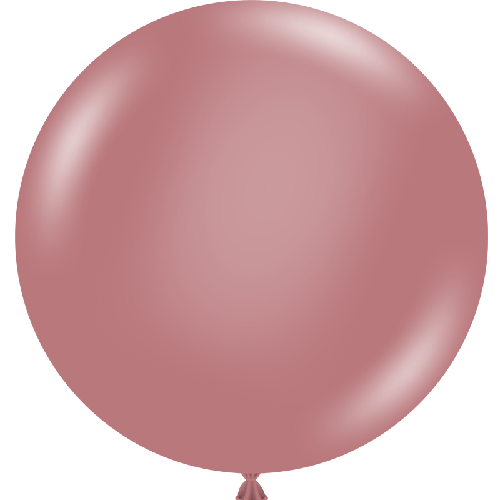  24" CANYON ROSE RAW BALLOON 1ct - TufTex