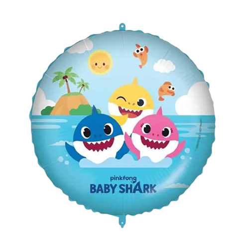 Alu Rond Baby Shark 46Cm - Licence