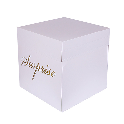 Surprise Box 50X50 Blanche- Borosino